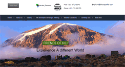 Desktop Screenshot of friendsofkili.com